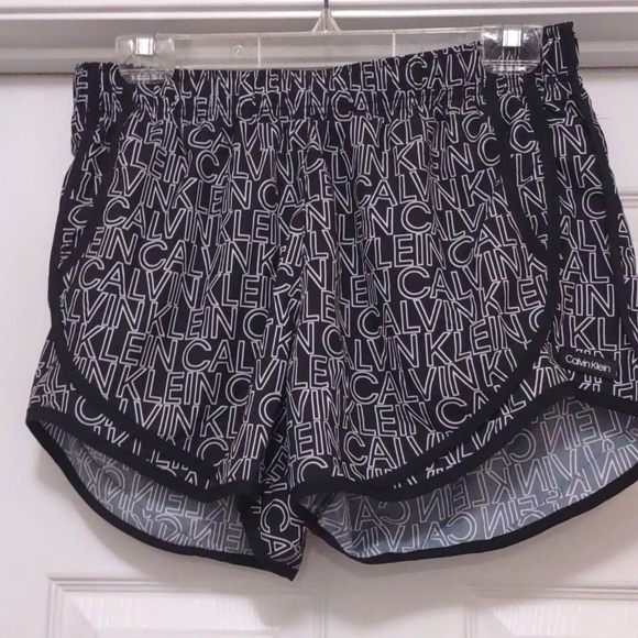 Calvin Klein Pants - NWT Calvin Klein Black and White running Shorts Size M